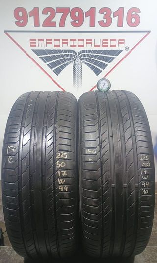 225 50 17 W CONTINENTAL RUEDA AL 90% VIDA UTIL