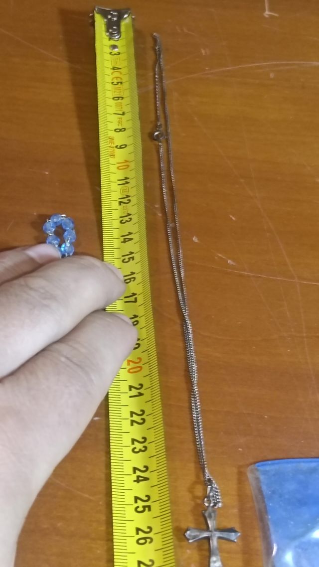 Catenina con croce argento