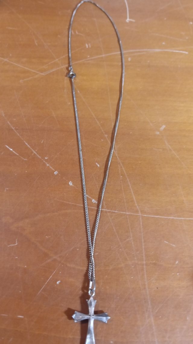Catenina con croce argento