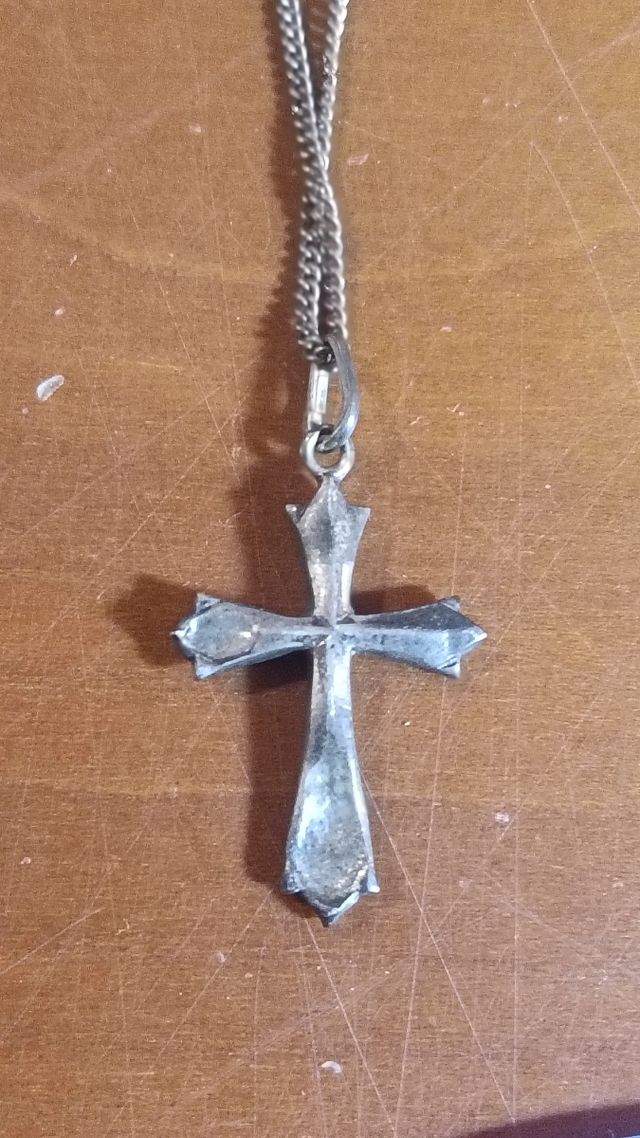 Catenina con croce argento