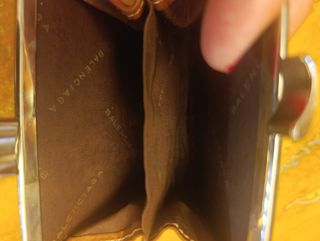 Monedero Balenciaga Marrón Años 90