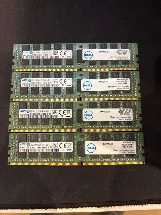 Kit 128GB DDR4 Samsung ECC
