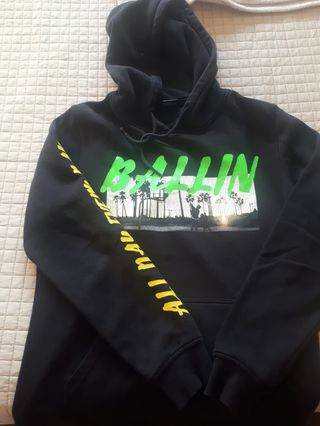 Felpa nera Ballin ragazzo tg. 12/14 anni