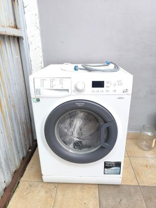 Lavadora blanca