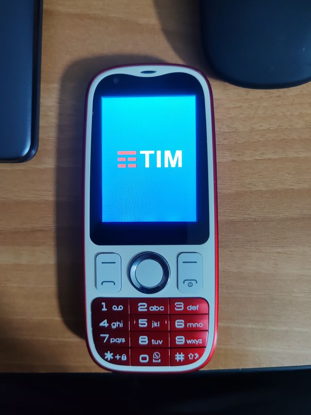 Cellulare TIM Easy 4G Rosso