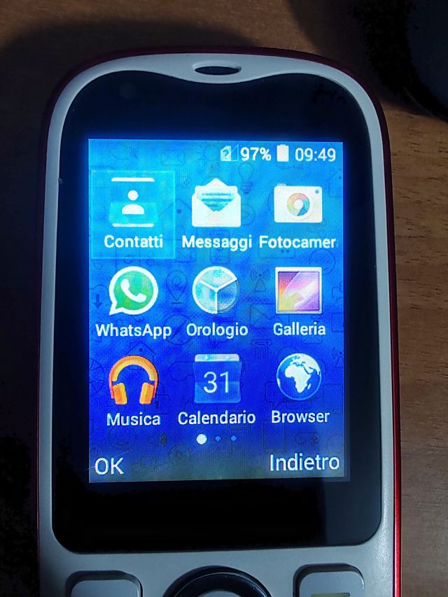 Cellulare TIM Easy 4G Rosso