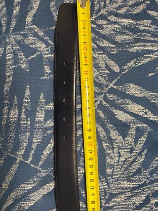 Cinturón reversible hombre negro/azul