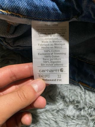Pantalones Cortos Carhartt Retro Azul Cargo Y2K