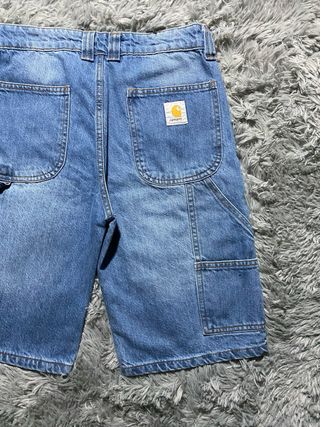 Pantalones Cortos Carhartt Retro Azul Cargo Y2K