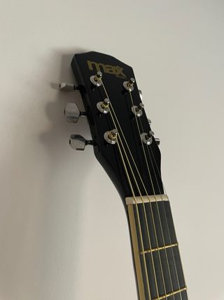 Guitarra Acústica Negra MAX