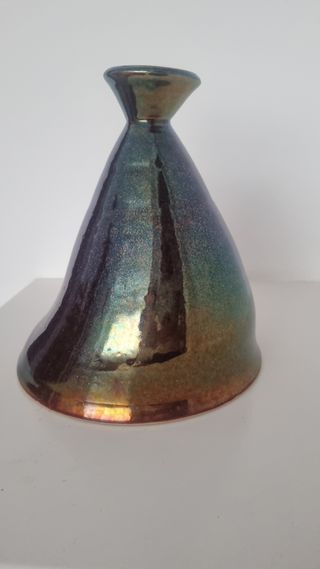 Jarrón Kasper Mobach Cerámica Multicolor