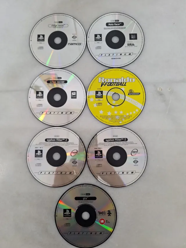 Confezione da 57 giochi PlayStation PAL 🇪🇸