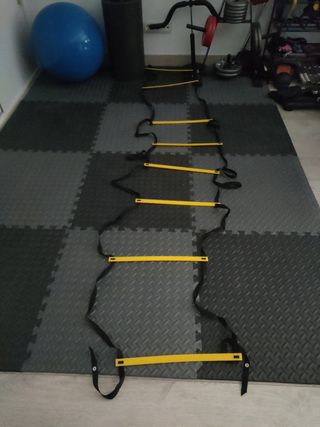 Soporte Pesas + Gomas + Kettlebell