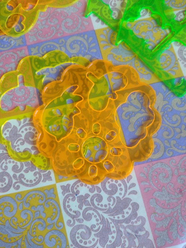 Moldes de plástico para manualidades 8 unidades