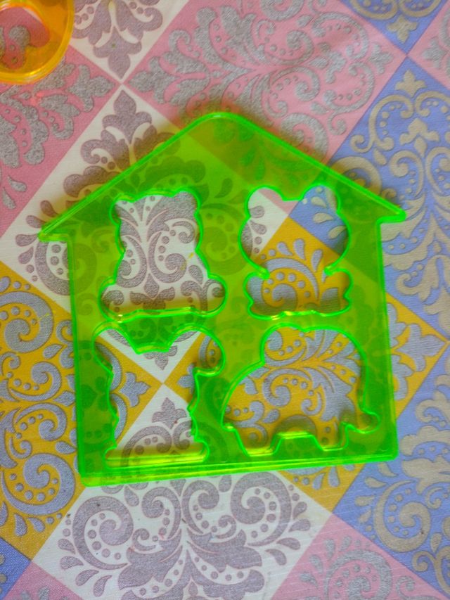 Moldes de plástico para manualidades 8 unidades