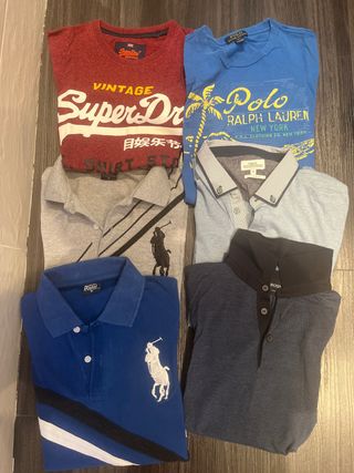 camicie polo, boss, Polo Ralph Lauren blu, taglia M