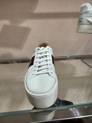 Zapatillas Gucci Mujer Blancas y Verdes