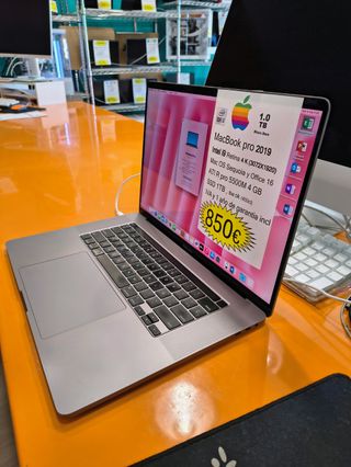 MacBook Pro 16 i9 16GB RAM Gris Espacial