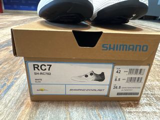 Zapatillas Ciclismo Shimano RC7 Blancas