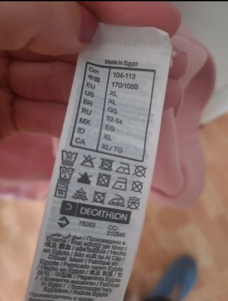 Sudadera rosa Decathlon