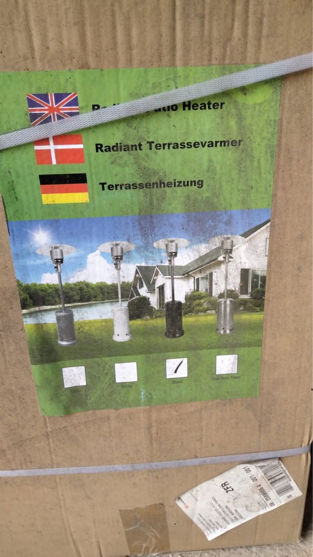 Estufa gas exterior seta