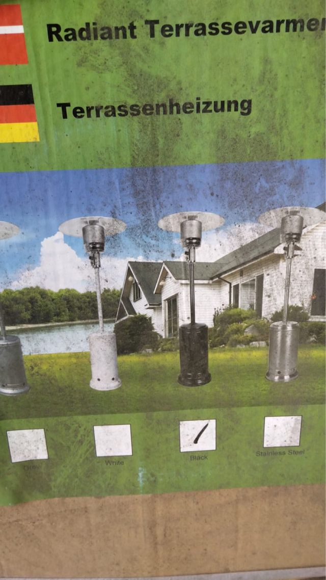 Estufa gas exterior seta