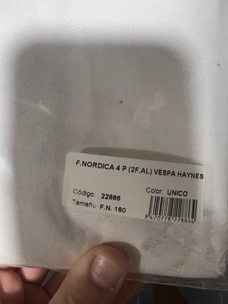 Juego de Sábanas Haynes Mini Blanco