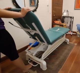 Camilla de masajes hidráulica