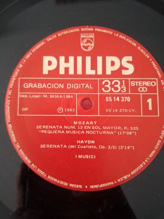 PERFECTO Vinilo Clásico I Musici Pachelbel Mozart
