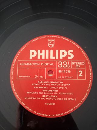 PERFECTO Vinilo Clásico I Musici Pachelbel Mozart