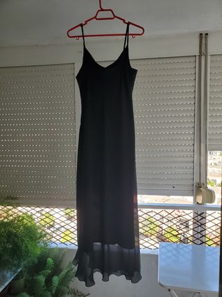 Vestido largo negro Dorothy Perkins