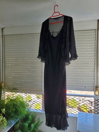 Vestido largo negro Dorothy Perkins