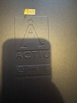 Silla Negra Rígida de Estudio