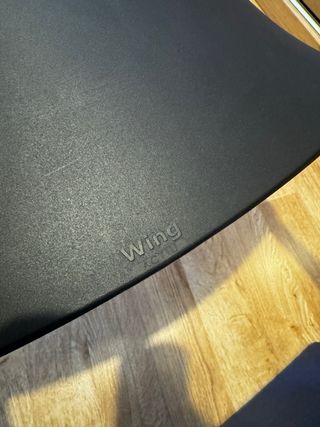 Silla Negra Rígida de Estudio