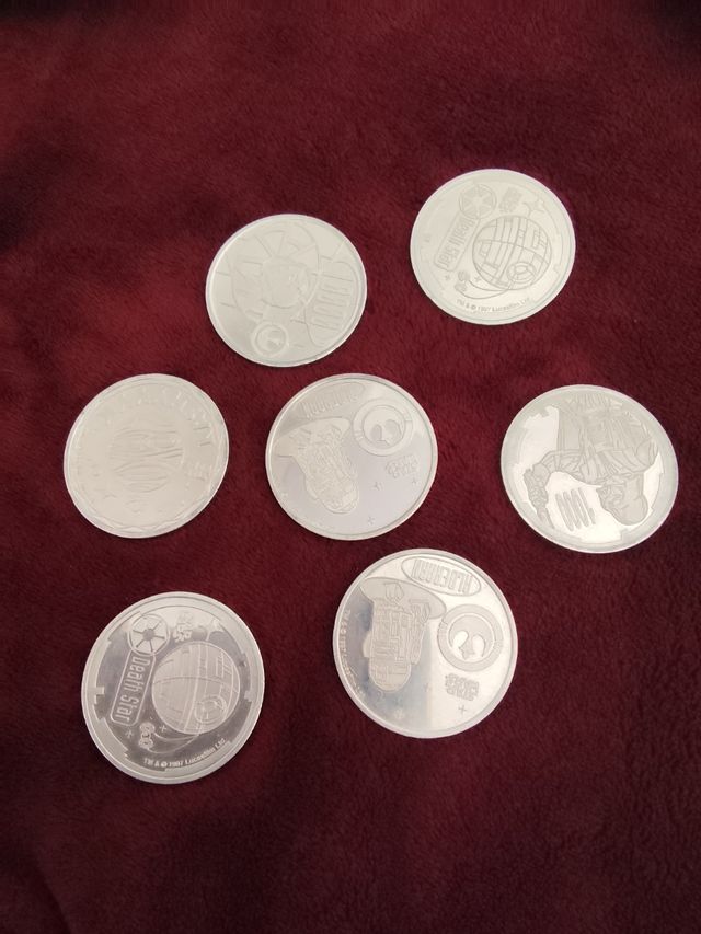 Monedas Star Wars Colección 1997