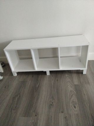 Estantería SPACEO KUB 3 cubos blanco