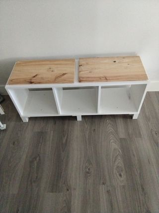 Estantería SPACEO KUB 3 cubos blanco