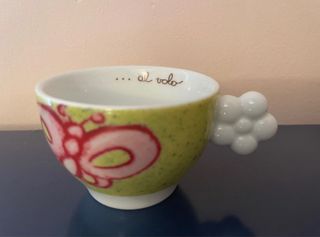 Tazza da tè con piattino Thun - farfalla