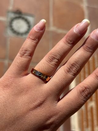 Anillo color Oro Rosa Delgado