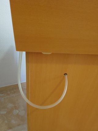 Mueble cambiador bañera madera