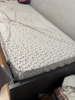 Cama nido doble con tres cajones