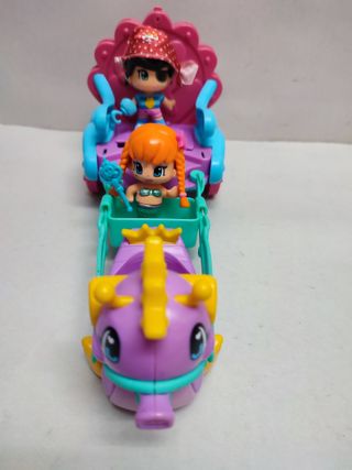 Pin y Pon Carruaje Sirena y Barco Pirata