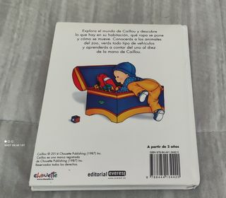 Cuento infantil Caillou