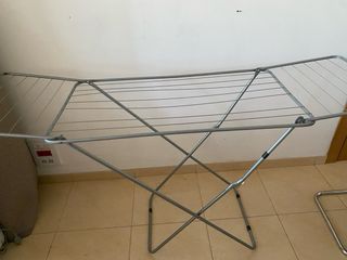 Tendedero Plegable Metálico Gris