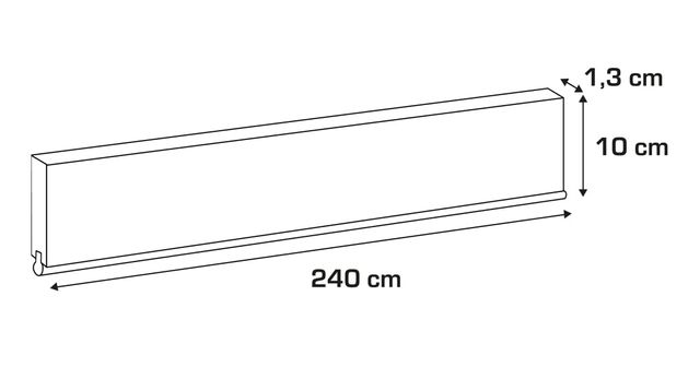 Zócalo Cocina Moscow Gris Claro 240cm