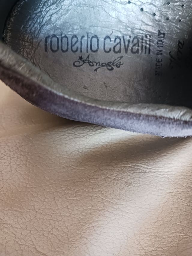 Scarpe Roberto Cavalli Donna Grigie con Lacci