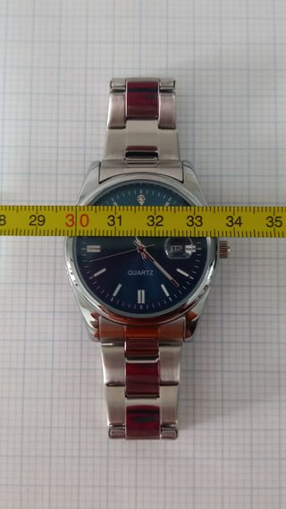 Reloj Chronos Azul y Plateado