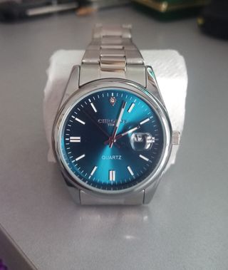 Reloj Chronos Azul y Plateado