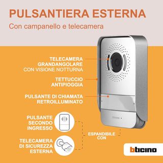 Videoportero Bticino 318913 Easykit Plus 2 hilos