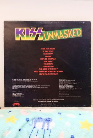 Vinile KISS – Unmasked, 1980